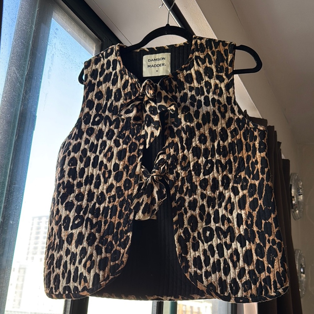 Leopard Print Women's Vest